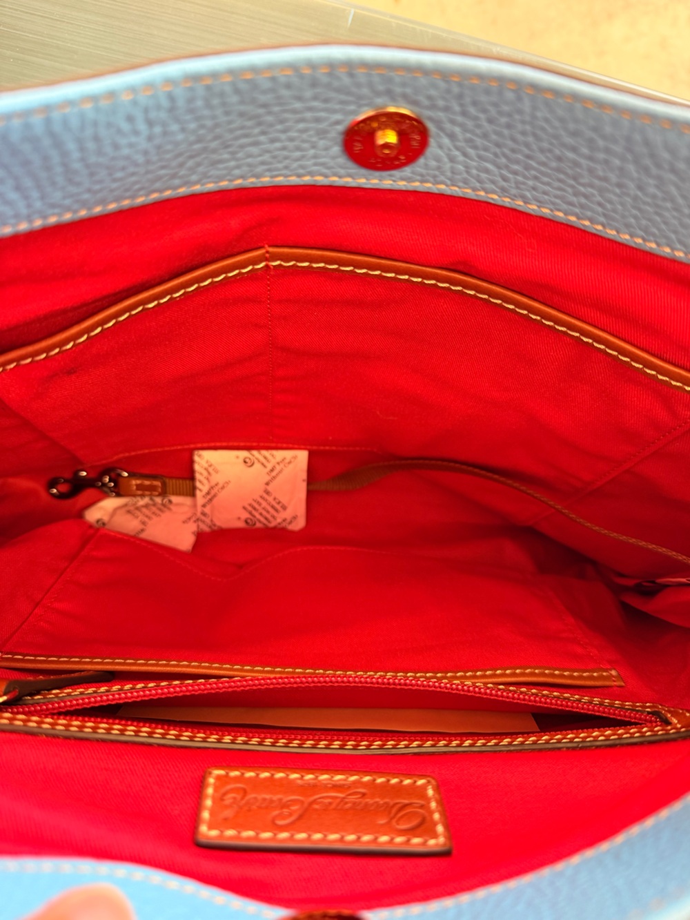 NWT: Dooney & Bourke Cooper Hobo Bag in Sky Blue - Picture 3 of 6